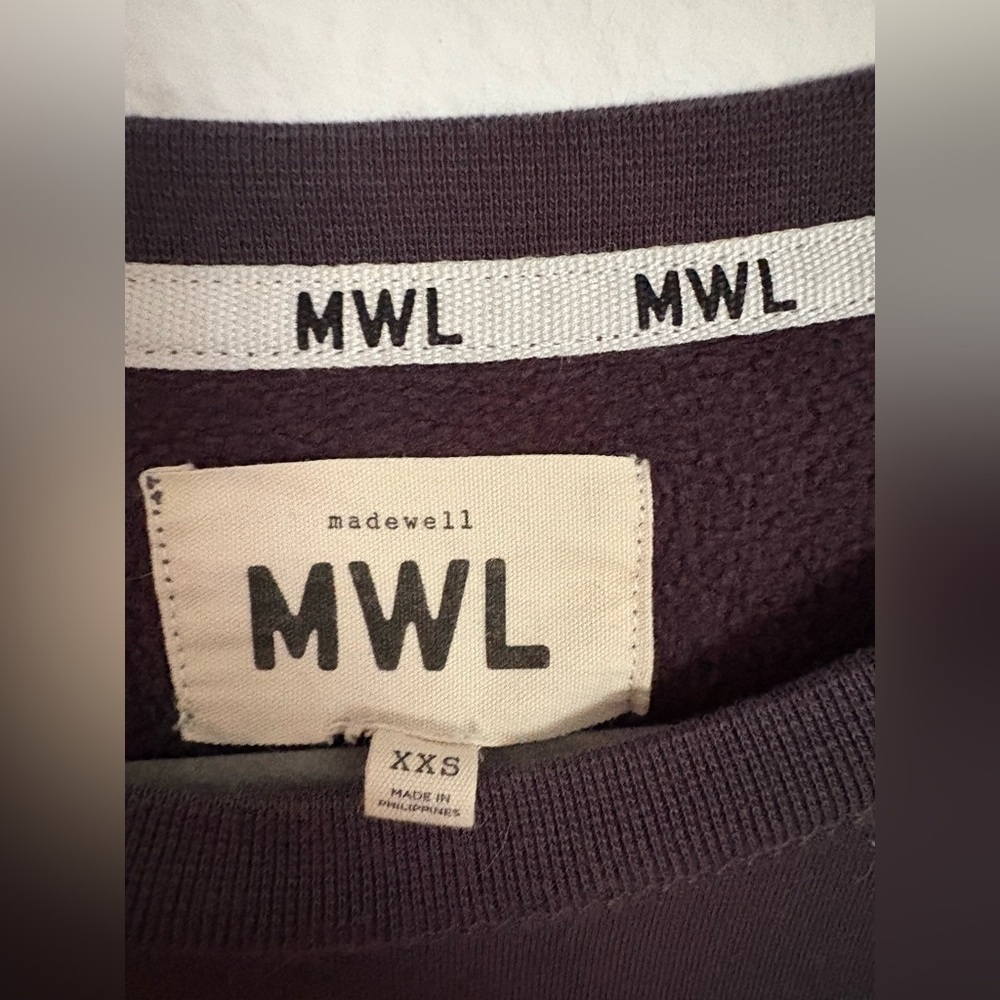 Madewell Superbrushed Easygoing Sweatshirt Size XXS - Picture 4 of 5